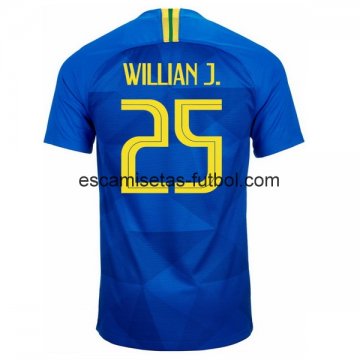 Camiseta de Willian J la Selección de Brasil 2ª Equipación 2018